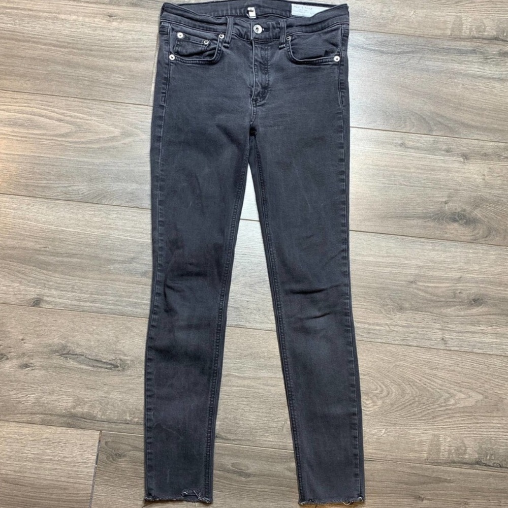 Rag & Bone Ankle Skinny Grey Jeans